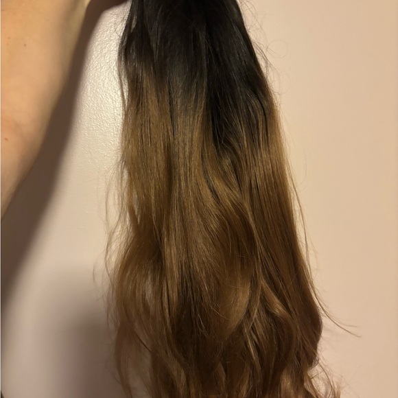 Bellami 26 inch Ombré  Black and Brown Hair Extension NEVER WORN - Picture 1 of 3